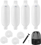 Affordura Boat 4 Pack Bumpers Fenders With Ropes,. Fixed Price $84.00.
