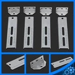 4X 10" Swivel Top Bunk Board Brackets For Trailer Fishing Sailboat. Fixed Price $24.49.