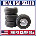 4-PACK 8" 18X8.50-8 White Golf Cart Wheels Tires Fit Club Yamaha Ezgo E-z-go. Fixed Price $179.99.