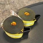 2X Kinedyne 423021 4" X30' Winch Strap 1021 Hook 5400LB For Flatbed Trailer. Fixed Price $24.99.
