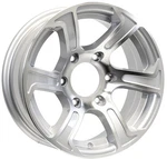 Ecustomrim Aluminum Trailer Wheel 15X6 Lug 5.5 Center Summit Silver. Fixed Price $130.73.