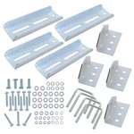 4PCS 8" Galvanized Swivel Top Bunk Bracket Kit With Hardware Boat Trailer 2X3. Fixed Price $34.85.