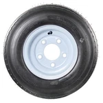 Ecustomrim Trailer Tire On 480-8 X In. Load 4.80-8, White. Fixed Price $74.99.