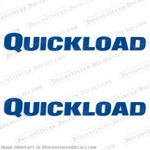 Fits Quickload Boat Trailer Decals (set Of 2) - Any Color! 16" Long. Fixed Price $44.95.