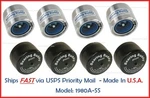 (4) 1.980 Boat Trailer Bearing Buddy Stainless Steel W/ Protective Bra (2 Pairs). Fixed Price $59.95.