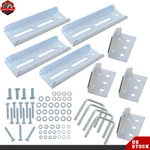 (4) 8" Galvanized Swivel Top Bunk Bracket Kit W/ Hardware For Boat Trailer 2X3. Fixed Price $34.83.
