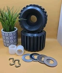 Heavy Duty Boat Trailer Rollers Ez-loader #28 (pack Of 2) With Accessories New. Fixed Price $38.88.