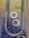 Down Long Run Galvanized Ubolt 3/8" X 1-3/4" 13/16" TIE86224. Fixed Price $5.50.