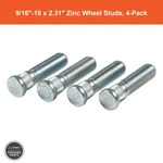 Wheel Lug Stud 9/16"-18 X 2.31", Zinc (pack Of 4). Fixed Price $26.71.
