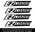 Ez Loader 8" Black Vinyl Decals Truck Boat Trailer Fishing Hull Marine Water Ski. Fixed Price $5.98.