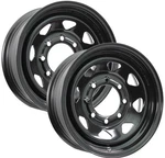 Ecustomrim 2-PACK Trailer Wheel 16X6 Inch 8 Lug On 6.5 Center Black Spoke. Fixed Price $145.99.