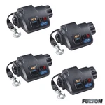 Fulton 4X 7K Xlt Marine Trailer Electric Winch W/ 15 Foot Strap Universal Fit. Fixed Price $3075.99.