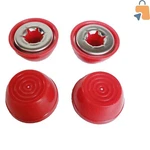 Replacement Hub Cap For Popular Red Wagon Models - Vibrant 7/16". Fixed Price $25.16.