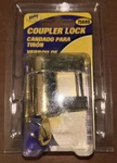 Valley 75680 Coupler Lock 2-PIECE Won't Corrode/rust Marine Boat Jetski Trailer. Fixed Price $16.99.