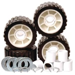 Tie Down 86419 Boat Trailer Black Poly Ribbed Wobble Roller Kit 5". Fixed Price $79.99.