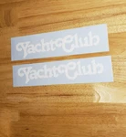 Float-on Trailer Boat Stickers (set Of 4) White 12 Usa Vinyl. Fixed Price $31.02.