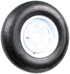 Radial Trailer Tire Rim ST235/80R16 Inch Load Lug White Spoke Wheel. Fixed Price $169.99.