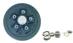 Pre-boxed Hub Drum 3500# 4.5 Blue Dexter 1/2" Stud. Fixed Price $130.33.