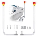 Vevor Marine Trailer Guide Set, 62'' With Led Illumination, Pair Of Steel Anti-r. Fixed Price $266.97.