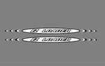 Ez Loader Boat Trailer Graphic Decal 53 1/4 Custom Colors Available. Fixed Price $36.00.