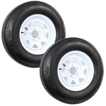 Ecustomrim 2-PK Radial Trailer Tire ST205/75R14 Load Lug Spoke Wheel. Fixed Price $383.32.