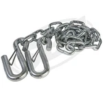 Trailer Hitch Safety Chain With Hook On Each End Class 1 2000LBS. Fixed Price $17.25.
