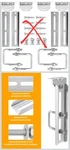 4 Pack 8"/10"/12" Boat Trailer Bunk Brackets For 1.5" X 3", 3".... Fixed Price $20.00.