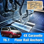 Vw Caravelle T6.1 Floor Rail Anchors Tie Down Lashing Eyes T5 System.. Fixed Price $30.91.