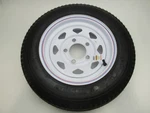 4.80-12 Kenda Loadstar Trailer Tire 5 Bolt Range White Wheel. Fixed Price $63.99.