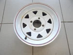 Americana 12" X 4" Steel White Trailer Rim Wheel - 30540. Fixed Price $29.99.