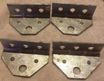 (4) Boat Trailer Top Angle Galvanized Swivel Bracket For Bunk. Fixed Price $14.59.