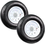 2-PACK Radial Trailer Tire White Rims ST235/80R16 Load Lug Modular Wheel. Fixed Price $329.99.