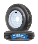 2-PACK Trailer Tire Rim Assembly 4.80-8 480-8 Inch Lrc 5 Lug White Wheel. Fixed Price $69.97.