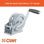 Crank Winch (1,200 Lbs, 7-1/2" Handle). Fixed Price $84.99.