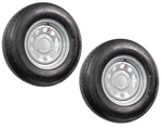2-PACK Radial Trailer Tire Rim Assembly ST225/75R15 Load 6 Lug Silver Wheel. Fixed Price $259.99.