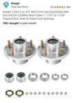 Aeagle 2 Sets On 4.5" Bolt Circle Hot-galvan.. Idler Hub 1-1/16'' To 1-3/8''. Fixed Price $50.00.