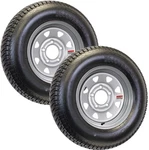 2-PACK Trailer Tire Rim Assembly ST215/75D14 Lrc Lug On 4.5 Silver Spoke Wheel. Fixed Price $253.99.