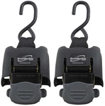 Pair Boatbuckle G2 Stainless Steel Retractable Transom Tie Down 43". Fixed Price $79.99.