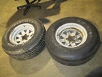 Pair X 8 Rims & Hercules Tires HP4000 P255/70SR15 Radial Good Used. Fixed Price $149.95.