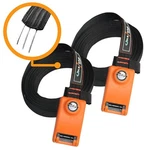 Lockable Tie Down Strap With 3 Stainless Steel Cables 'no Scratch' Silicone B.... Fixed Price $54.82.