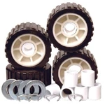 Tie Down Wobble Roller Kit 5" Ribbed Black #86419. Fixed Price $87.48.