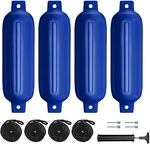 Boat Fenders 4PACK 4.5"/5.5."/6.5"/8.5" Inflatable Ribbed Inch, Blue. Fixed Price $65.68.