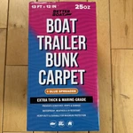 Boat Bunk Carpet For Trailers Black Marine Carp.... Fixed Price $17.50.