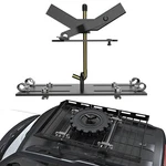 Vanhoxcci Universal Spare Tire Carrier Roof Rack Platforms And Black. Fixed Price $87.91.