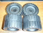 Boat Trailer Wobbler Ribbed Rollers 4 Pac Seachoice 56330 Black Rubber Yates. Fixed Price $73.95.