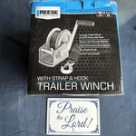 Reese Towpower 74329 Trailer WINCH,1500# And Strap. Fixed Price $50.00.