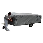 Adco 12290 Sfs Aquashed Pop-up Trailer Cover Gray White Roof, To 8'. Fixed Price $120.31.