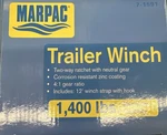 Tough Guy TRW0600 Trailer Winch 12' Strap 1400 Lbs Gear Ratio Marine Boat. Fixed Price $56.89.
