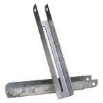 12-5/8" Galvanized Steel Vertical Bunk Brackets, Pieces. Fixed Price $14.44.